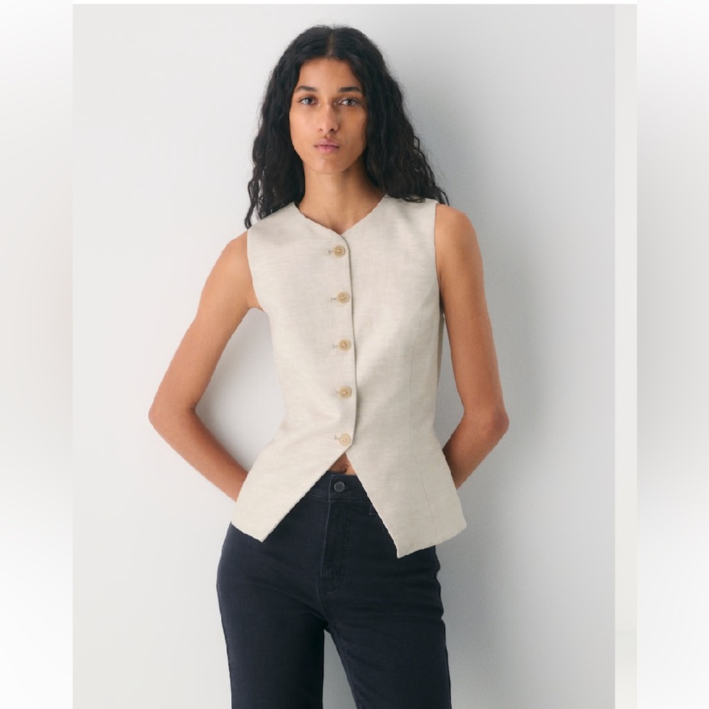 Wilfred Regal Linen Vest NWT